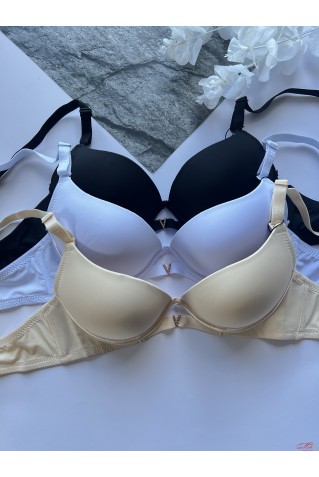 Гладкий бюстгальтер з невеликим пуш-ап Biweier 85050